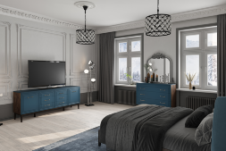 Тумба ТВ Гориция, Сапфировый