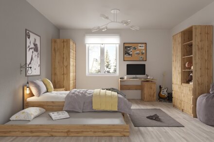 Кровать односпальная Stern (Штерн), вотан 