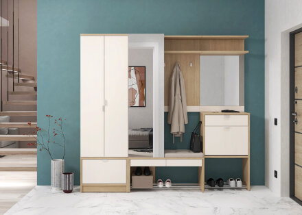 Шкаф с тумбой под обувь Эльтон (мод.5 + мод.6) 