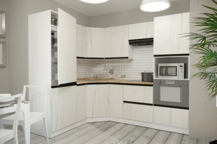 Кухонный гарнитур Амели оптима, 180х240 см 