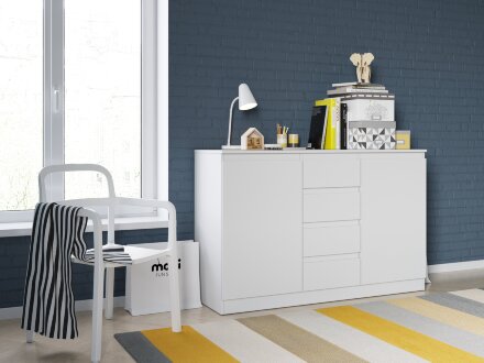 Комод Т-4 Stern (Штерн), белый 