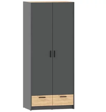 Шкаф для одежды Оттавия НМ 011.80, Антрацит 