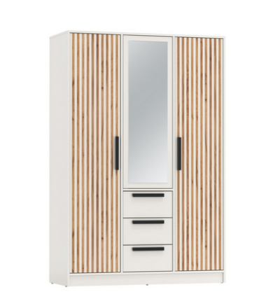 Шкаф 3-х дверный 83.08 Вегас, Белый 