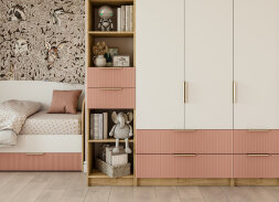 Модульная детская Лавис, Белый / Серый