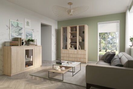 Шкаф-пенал Stern (Штерн), сонома 