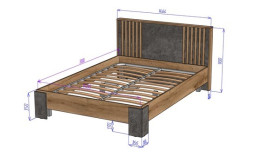 Кровать двуспальная Марракеш